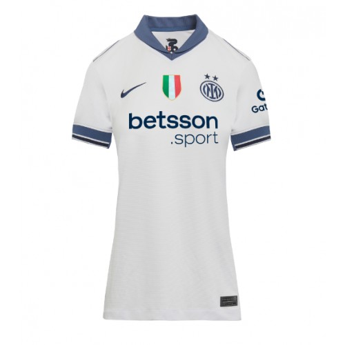 Echipament fotbal Inter Milan Davide Frattesi #16 Tricou Deplasare 2024-25 pentru femei maneca scurta Echipament fotbal Inter Milan Davide Frattesi #16 Tricou Deplasare 2024-25 pentru femei maneca scurta